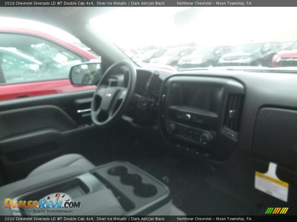 2019 Chevrolet Silverado LD WT Double Cab 4x4 Silver Ice Metallic / Dark Ash/Jet Black Photo #20