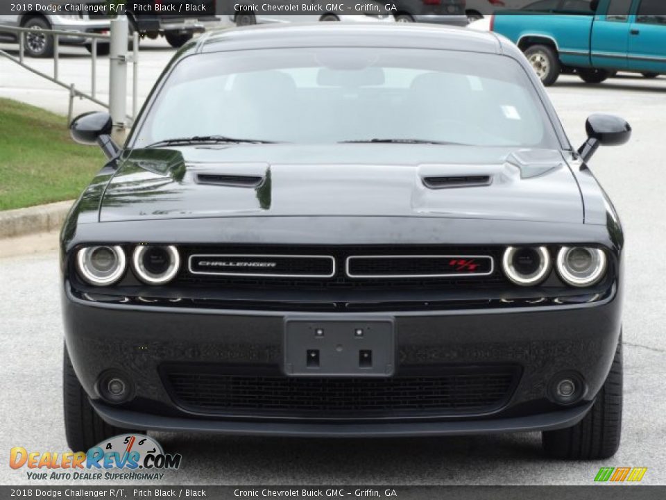 2018 Dodge Challenger R/T Pitch Black / Black Photo #4