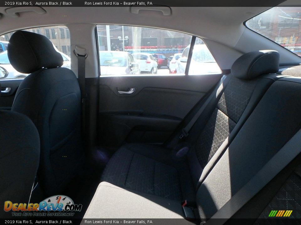 2019 Kia Rio S Aurora Black / Black Photo #12