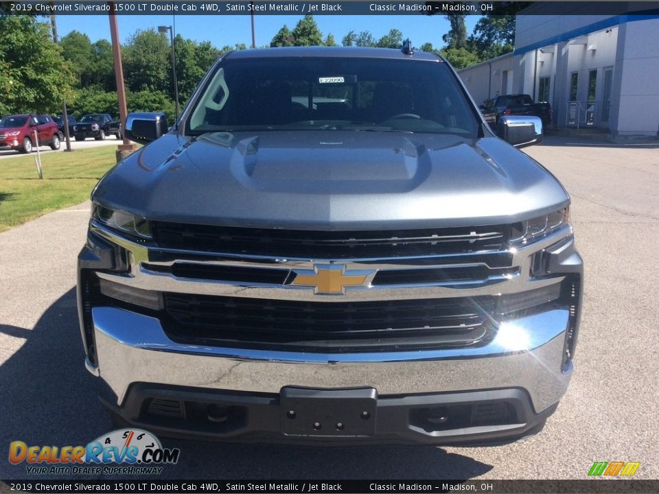 2019 Chevrolet Silverado 1500 LT Double Cab 4WD Satin Steel Metallic / Jet Black Photo #2