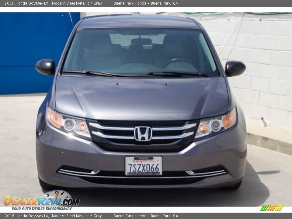 2016 Honda Odyssey LX Modern Steel Metallic / Gray Photo #7