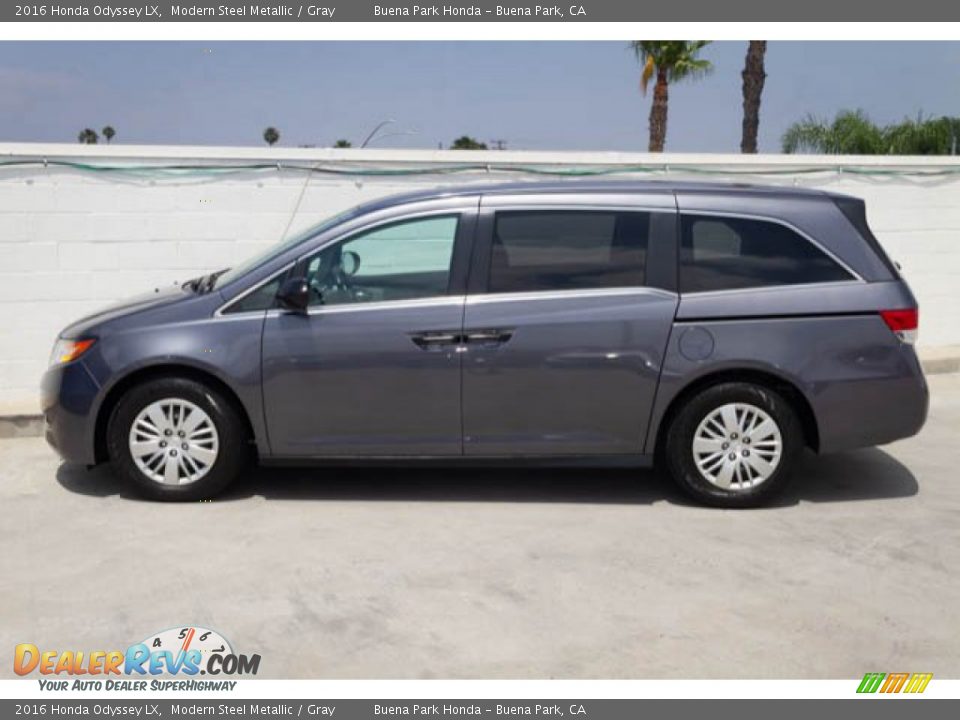 2016 Honda Odyssey LX Modern Steel Metallic / Gray Photo #10
