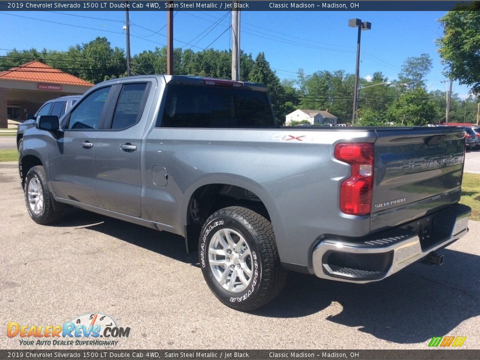 2019 Chevrolet Silverado 1500 LT Double Cab 4WD Satin Steel Metallic / Jet Black Photo #5
