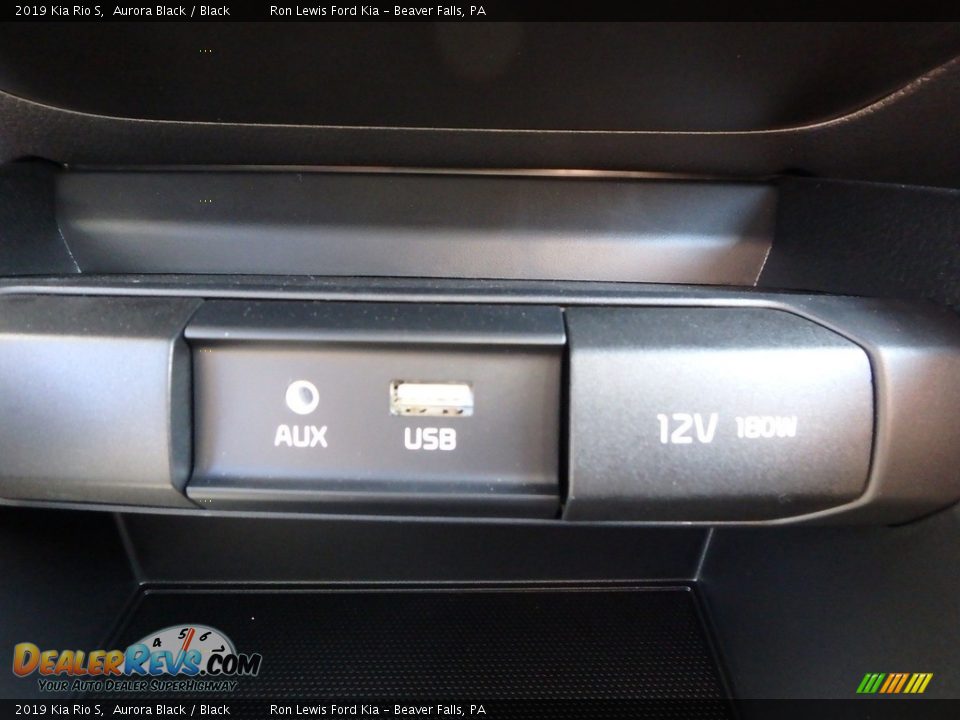 2019 Kia Rio S Aurora Black / Black Photo #18