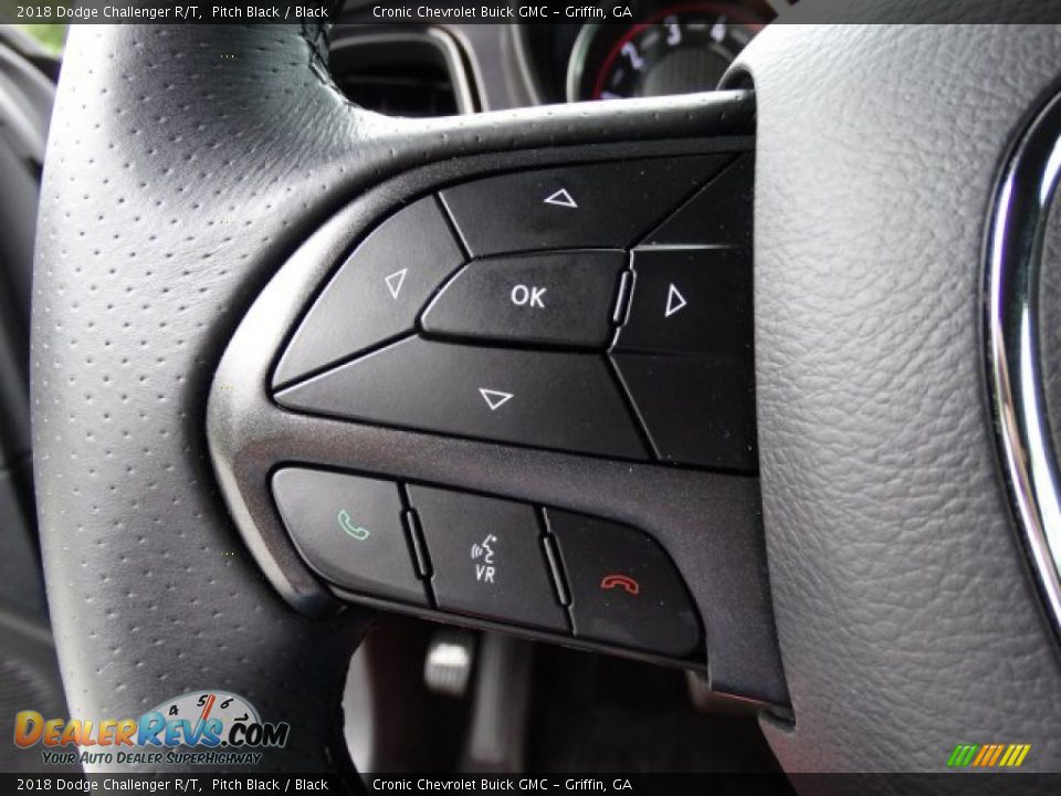 2018 Dodge Challenger R/T Pitch Black / Black Photo #13