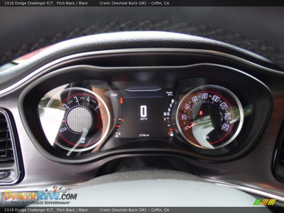 2018 Dodge Challenger R/T Pitch Black / Black Photo #15