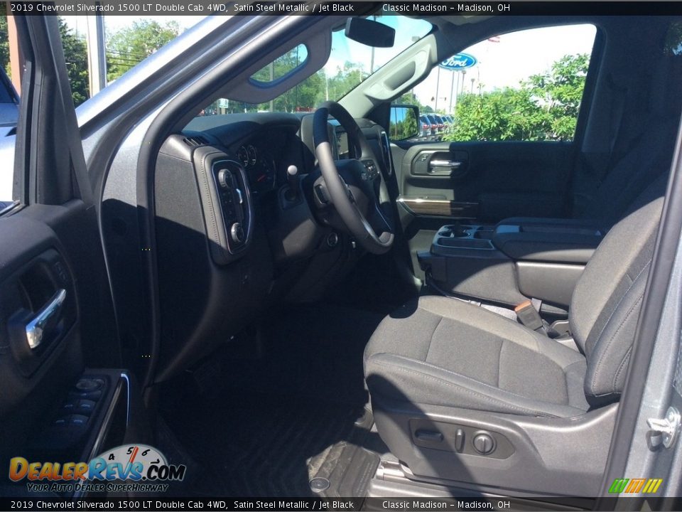 2019 Chevrolet Silverado 1500 LT Double Cab 4WD Satin Steel Metallic / Jet Black Photo #9