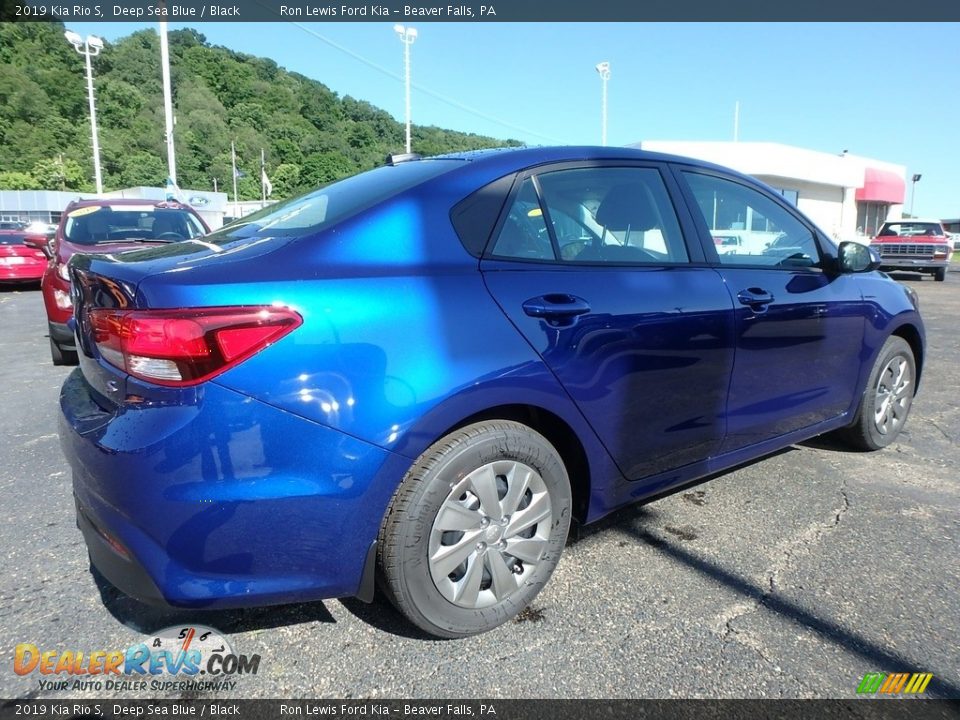 2019 Kia Rio S Deep Sea Blue / Black Photo #2