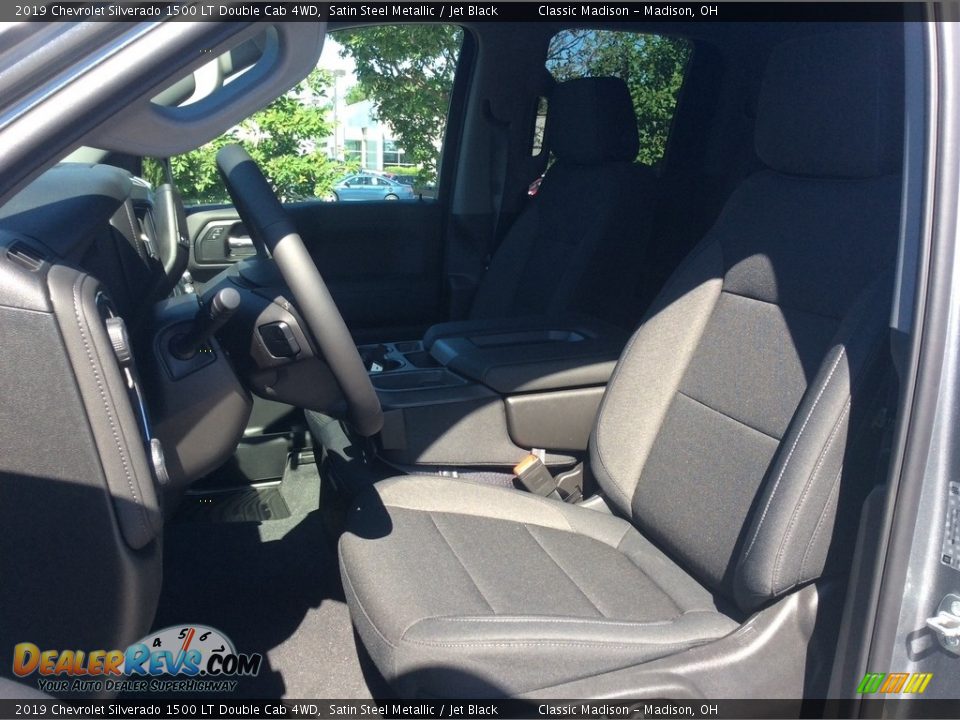 2019 Chevrolet Silverado 1500 LT Double Cab 4WD Satin Steel Metallic / Jet Black Photo #10