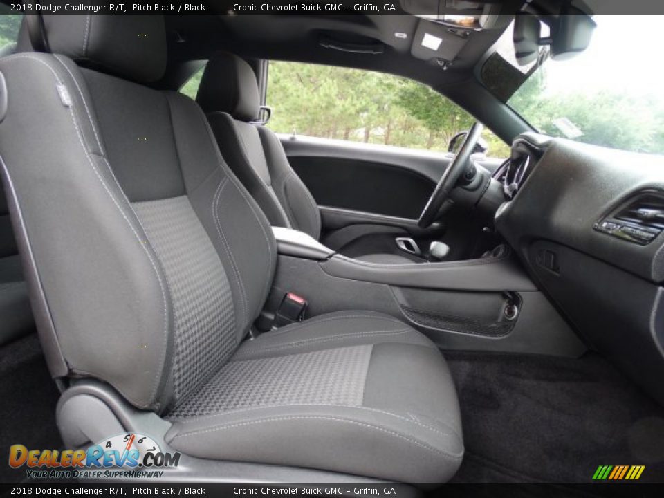 2018 Dodge Challenger R/T Pitch Black / Black Photo #22