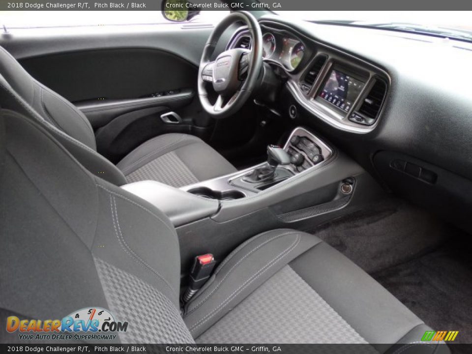 2018 Dodge Challenger R/T Pitch Black / Black Photo #23