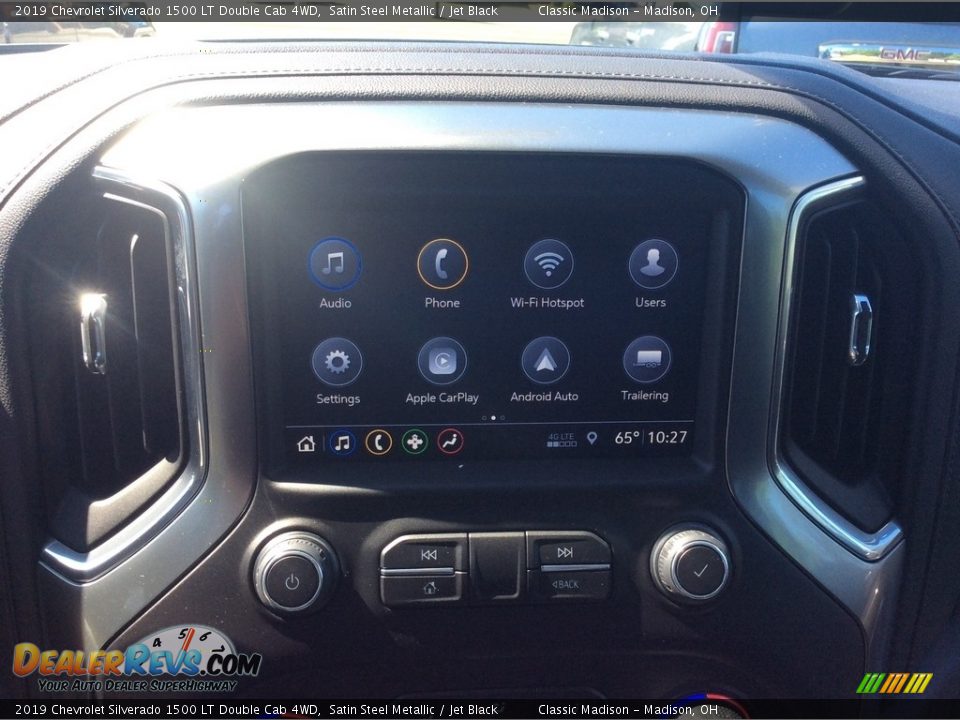 2019 Chevrolet Silverado 1500 LT Double Cab 4WD Satin Steel Metallic / Jet Black Photo #15