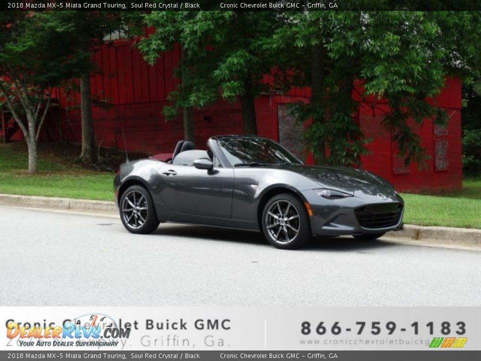 2018 Mazda MX-5 Miata Grand Touring Soul Red Crystal / Black Photo #1