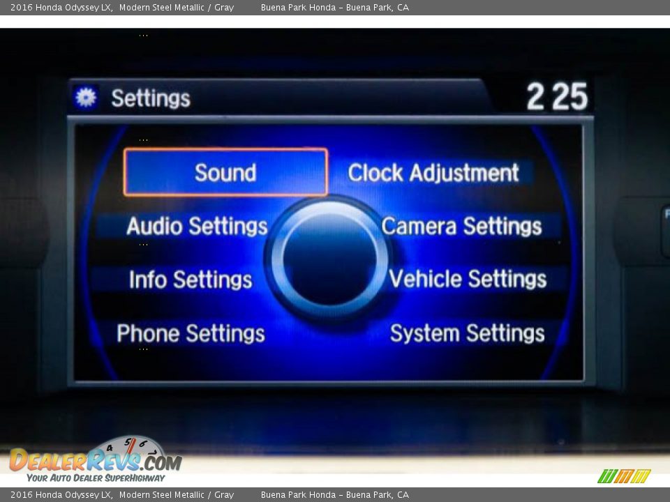 2016 Honda Odyssey LX Modern Steel Metallic / Gray Photo #27