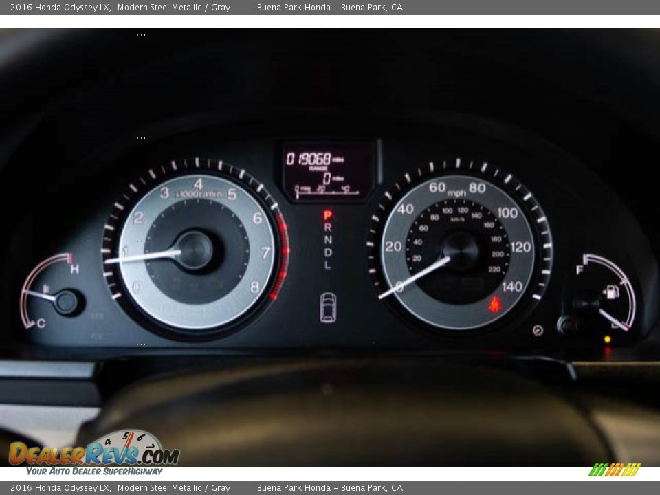 2016 Honda Odyssey LX Modern Steel Metallic / Gray Photo #28