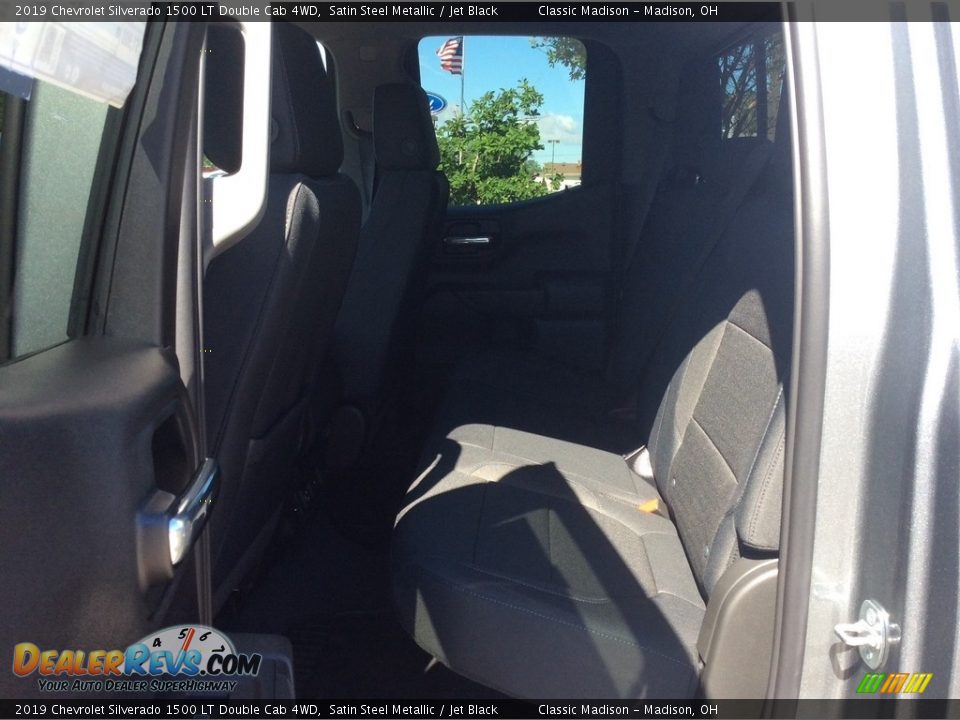 2019 Chevrolet Silverado 1500 LT Double Cab 4WD Satin Steel Metallic / Jet Black Photo #22