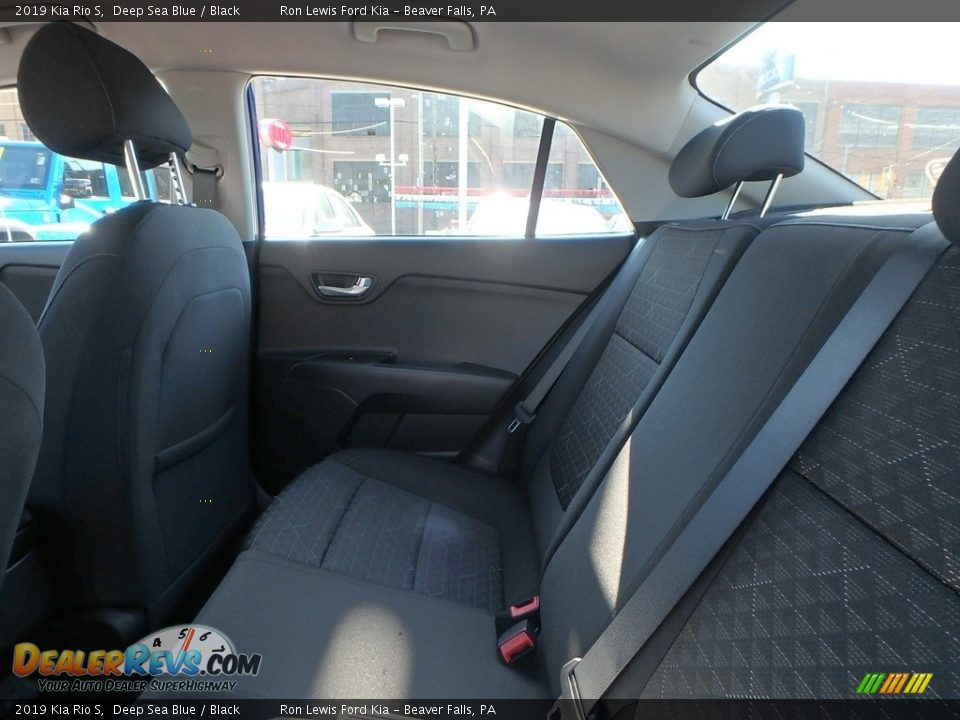 2019 Kia Rio S Deep Sea Blue / Black Photo #12