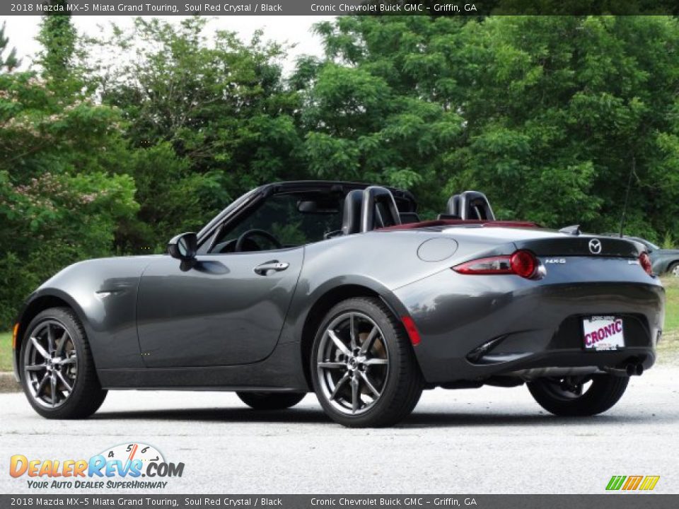 2018 Mazda MX-5 Miata Grand Touring Soul Red Crystal / Black Photo #6