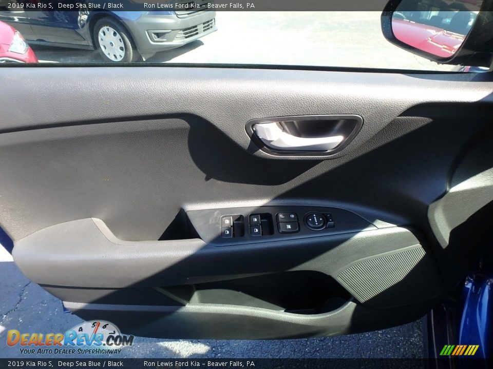 2019 Kia Rio S Deep Sea Blue / Black Photo #14