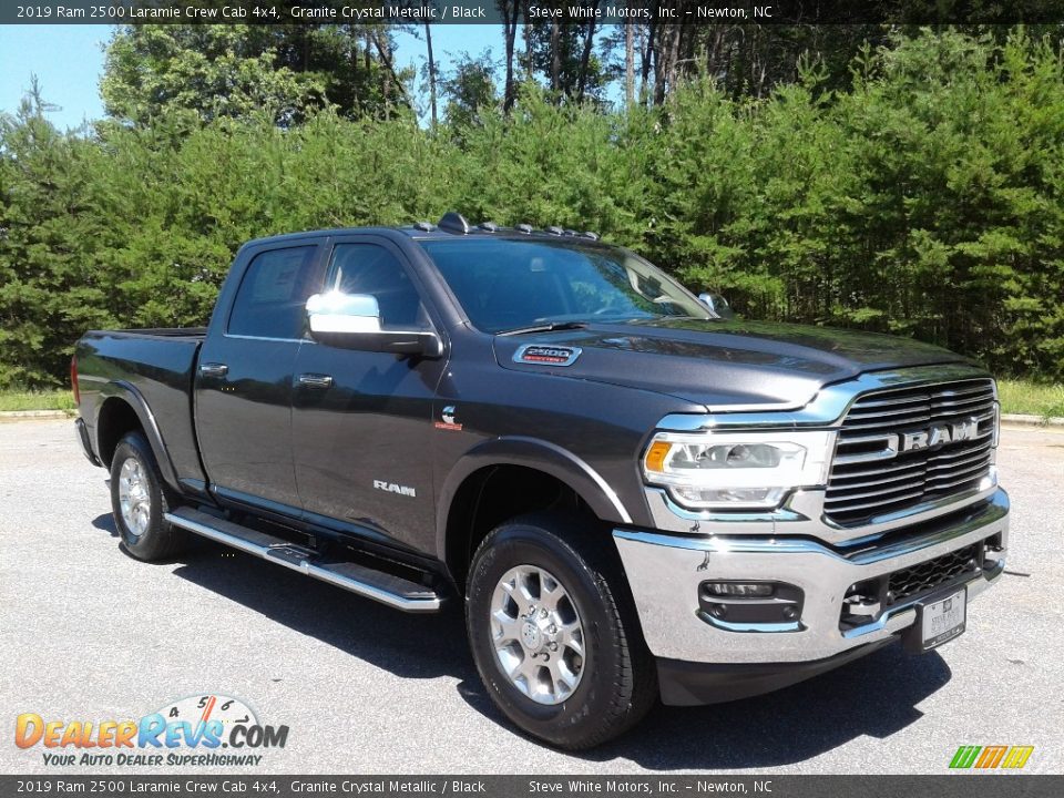 2019 Ram 2500 Laramie Crew Cab 4x4 Granite Crystal Metallic / Black Photo #4