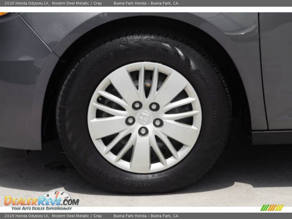 2016 Honda Odyssey LX Modern Steel Metallic / Gray Photo #36