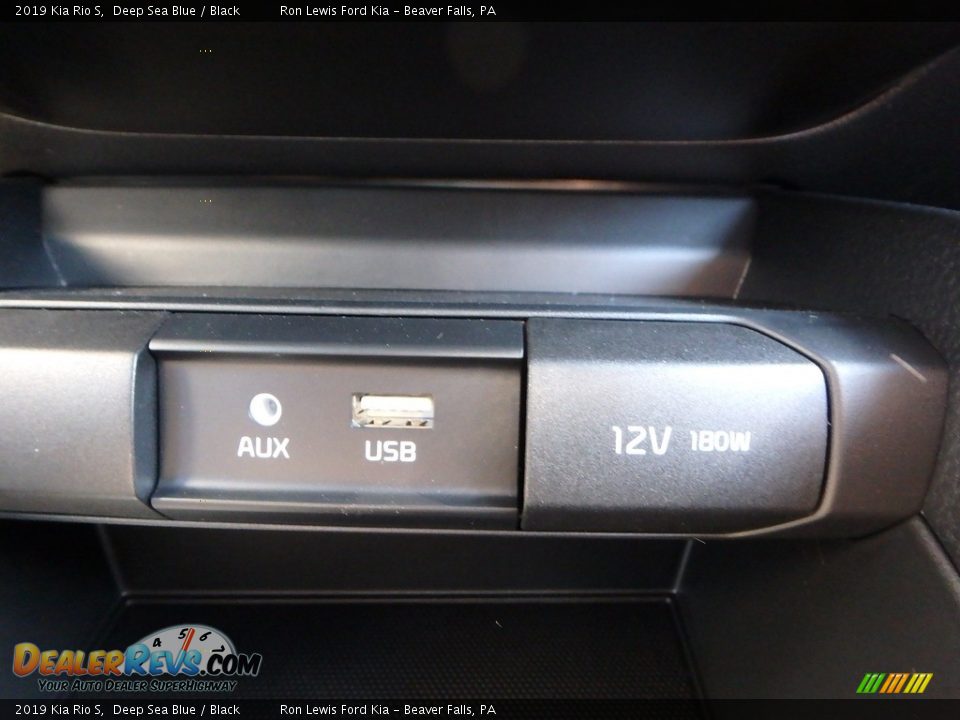 2019 Kia Rio S Deep Sea Blue / Black Photo #18