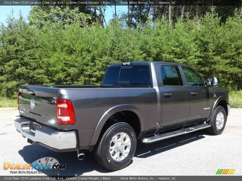 2019 Ram 2500 Laramie Crew Cab 4x4 Granite Crystal Metallic / Black Photo #6