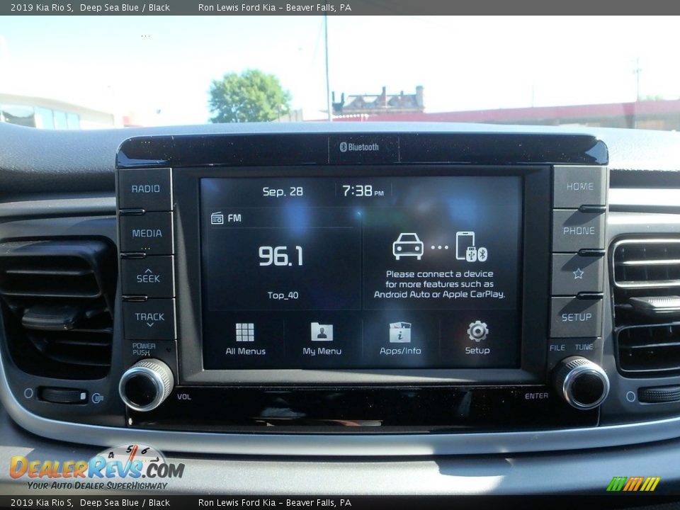 2019 Kia Rio S Deep Sea Blue / Black Photo #19