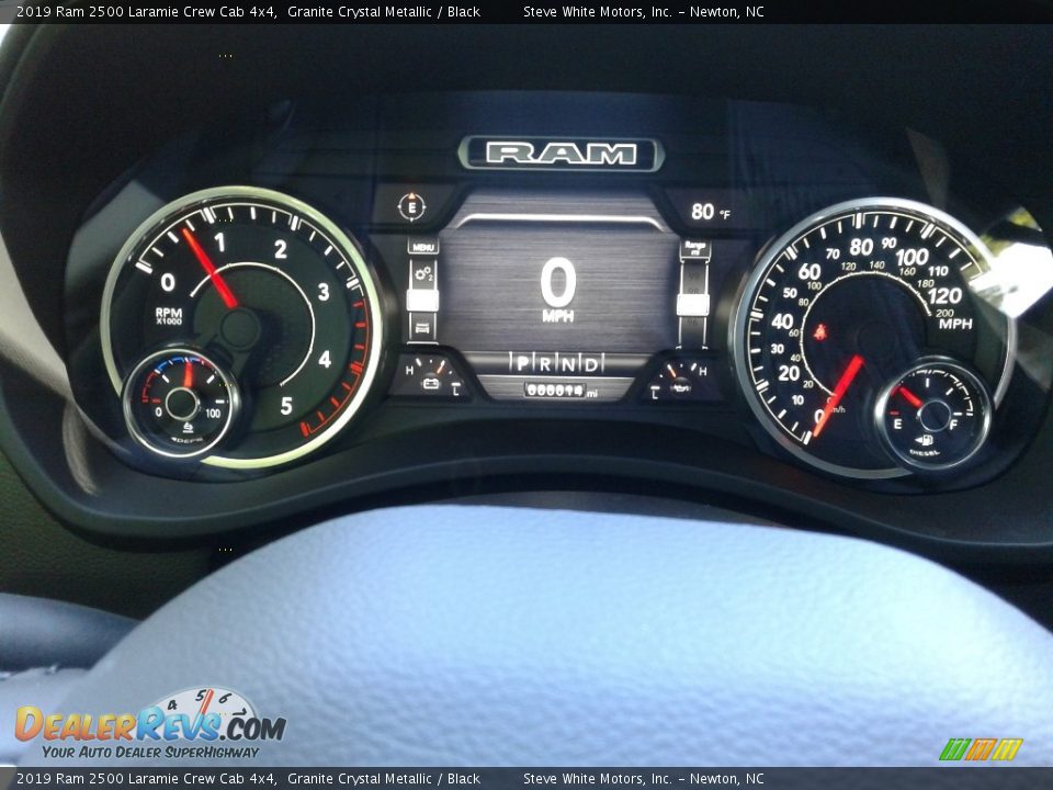 2019 Ram 2500 Laramie Crew Cab 4x4 Granite Crystal Metallic / Black Photo #20