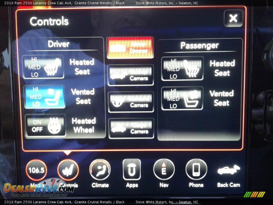 2019 Ram 2500 Laramie Crew Cab 4x4 Granite Crystal Metallic / Black Photo #27