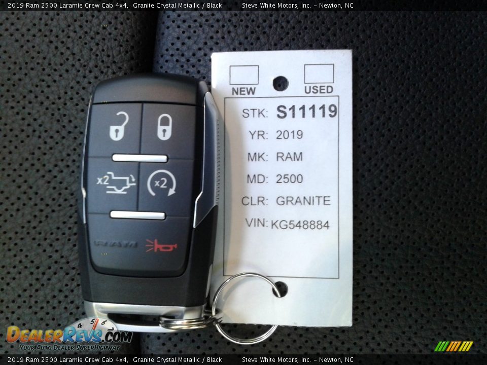 2019 Ram 2500 Laramie Crew Cab 4x4 Granite Crystal Metallic / Black Photo #36