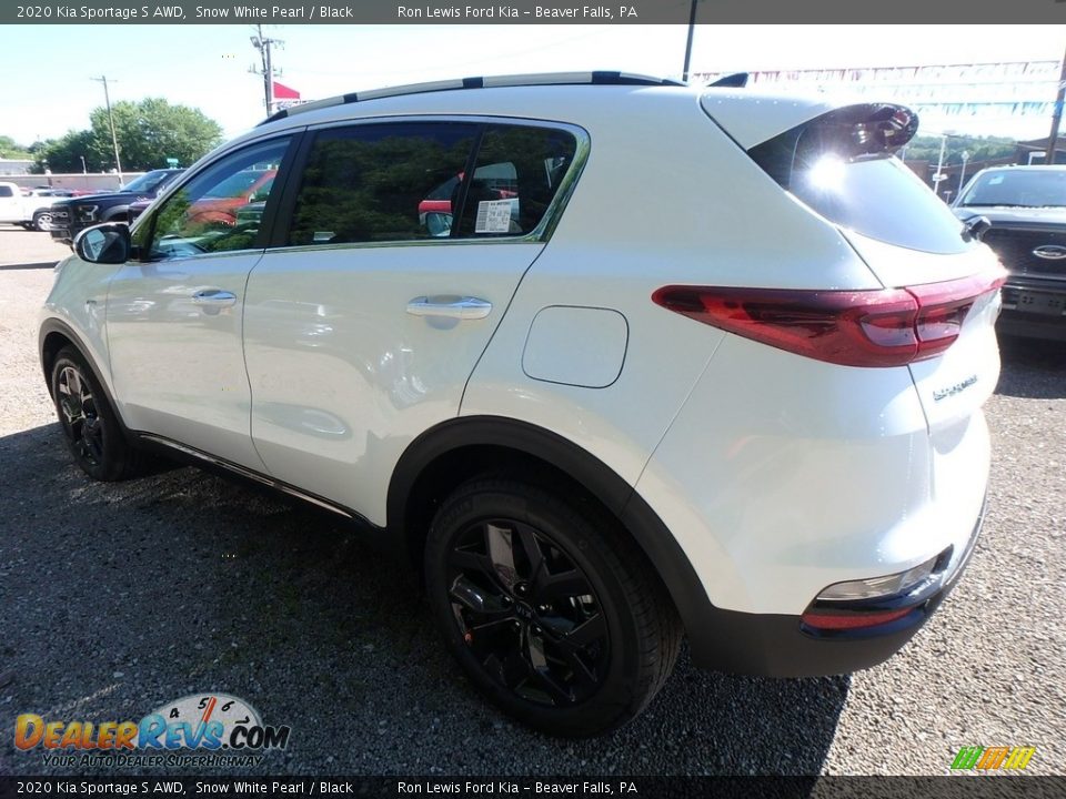 2020 Kia Sportage S AWD Snow White Pearl / Black Photo #5