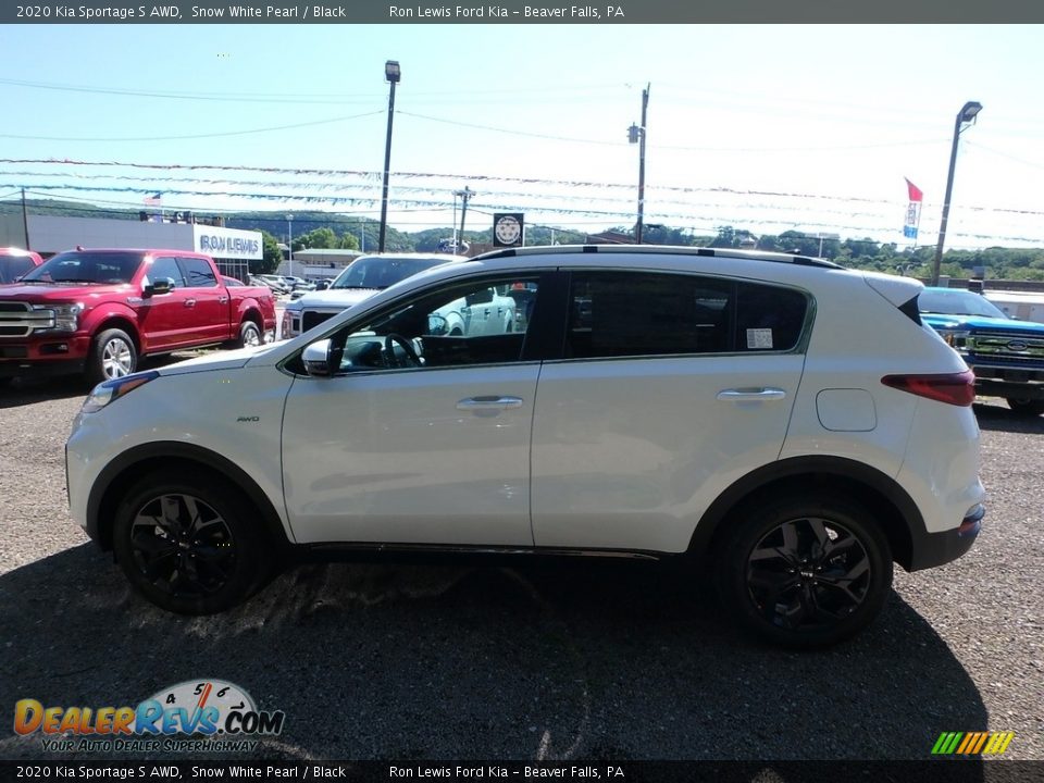 2020 Kia Sportage S AWD Snow White Pearl / Black Photo #6