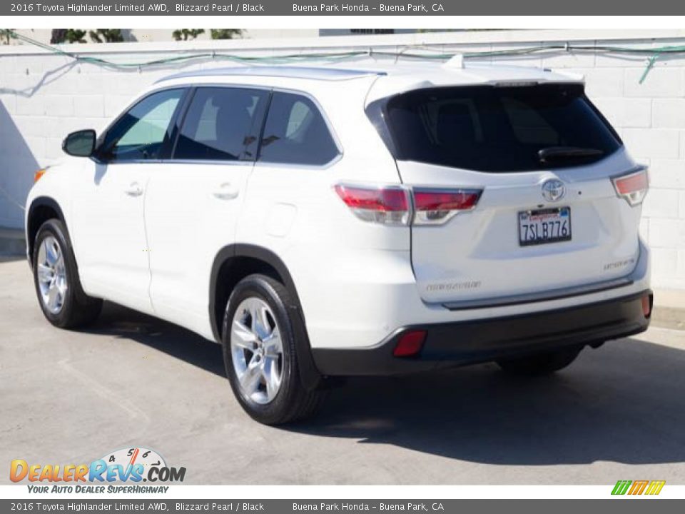 2016 Toyota Highlander Limited AWD Blizzard Pearl / Black Photo #2