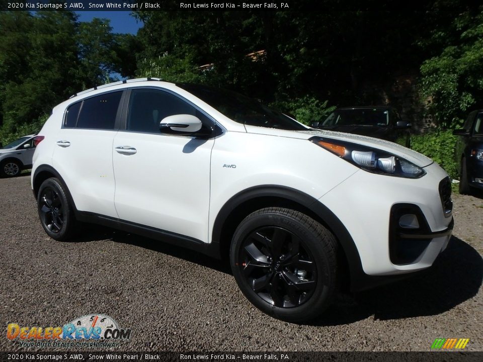 2020 Kia Sportage S AWD Snow White Pearl / Black Photo #9