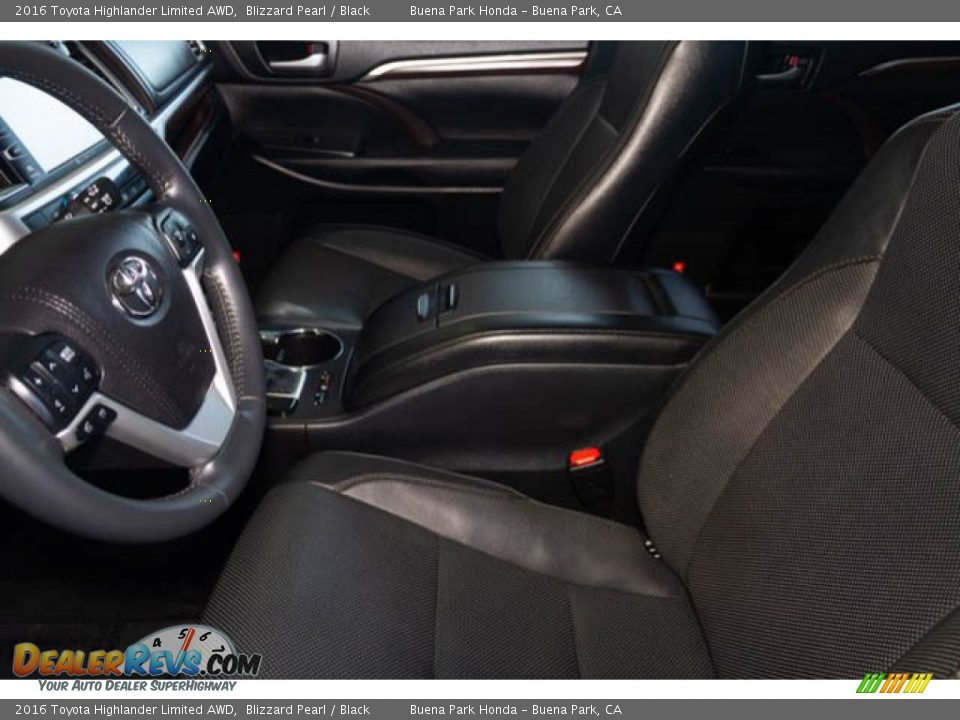 2016 Toyota Highlander Limited AWD Blizzard Pearl / Black Photo #3