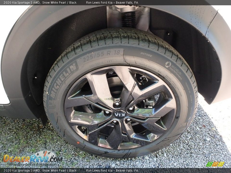 2020 Kia Sportage S AWD Snow White Pearl / Black Photo #10