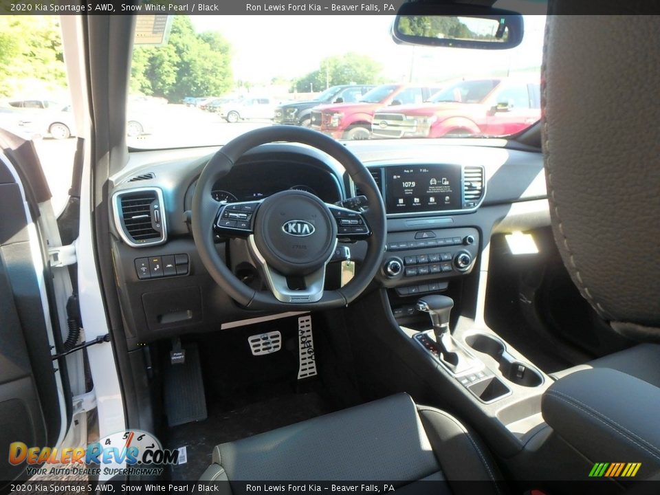 2020 Kia Sportage S AWD Snow White Pearl / Black Photo #13