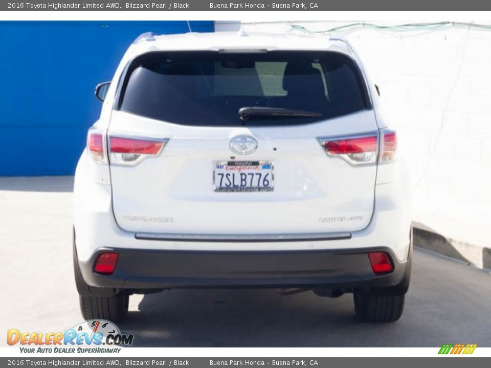2016 Toyota Highlander Limited AWD Blizzard Pearl / Black Photo #9
