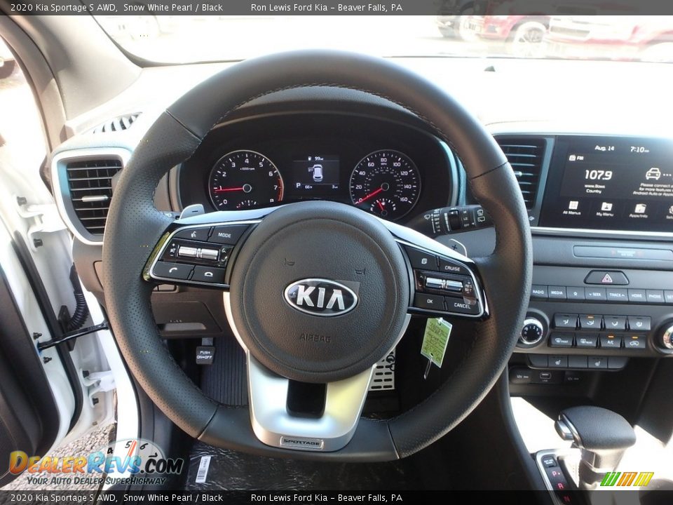 2020 Kia Sportage S AWD Snow White Pearl / Black Photo #16
