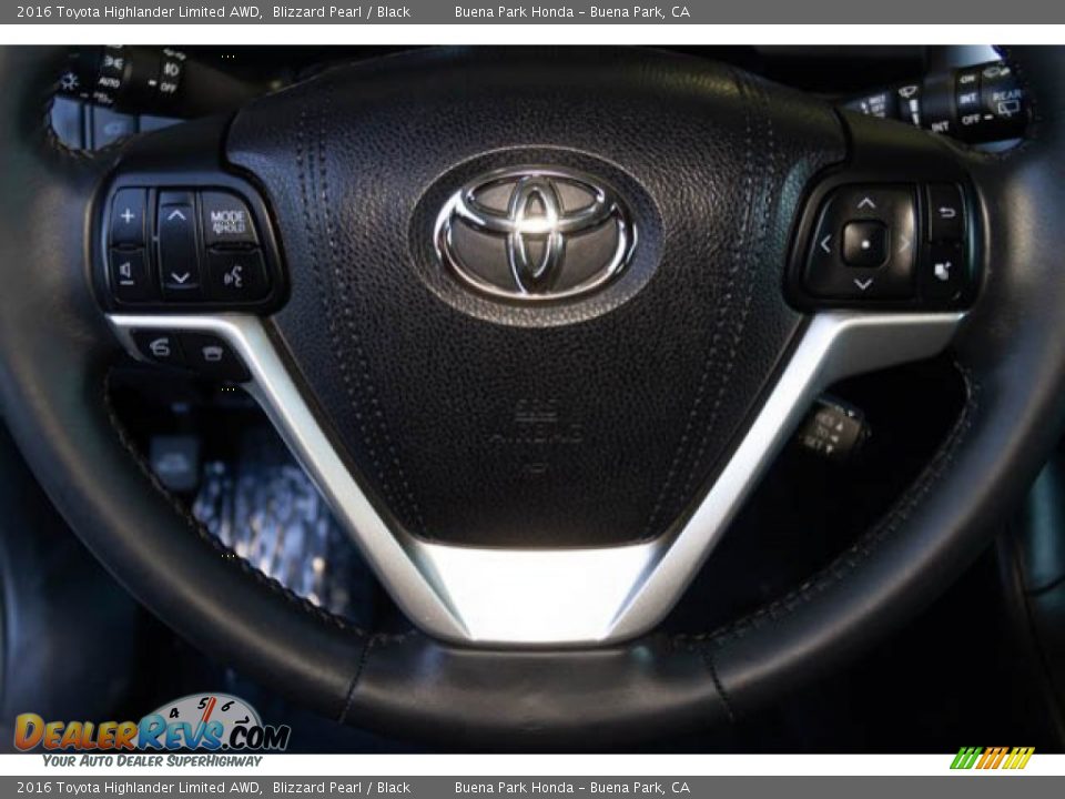 2016 Toyota Highlander Limited AWD Blizzard Pearl / Black Photo #11