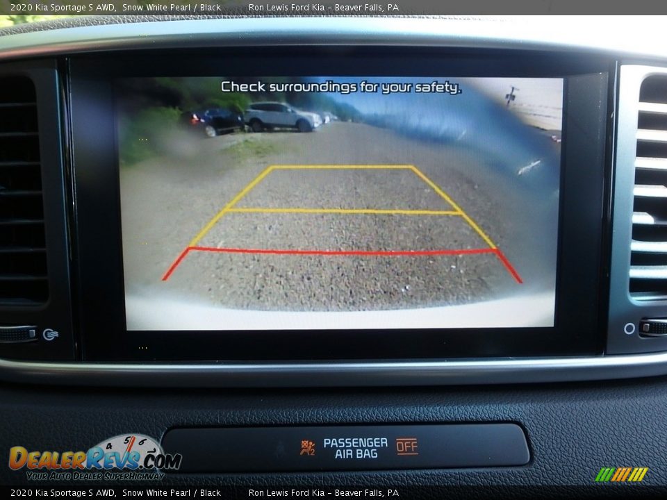 2020 Kia Sportage S AWD Snow White Pearl / Black Photo #17