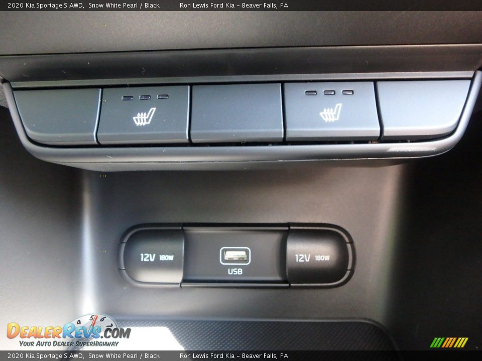 2020 Kia Sportage S AWD Snow White Pearl / Black Photo #18