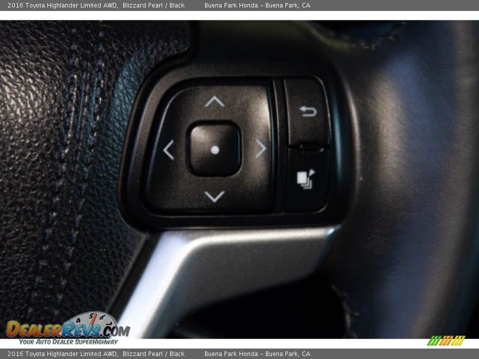2016 Toyota Highlander Limited AWD Blizzard Pearl / Black Photo #13