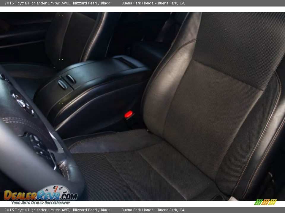 2016 Toyota Highlander Limited AWD Blizzard Pearl / Black Photo #15