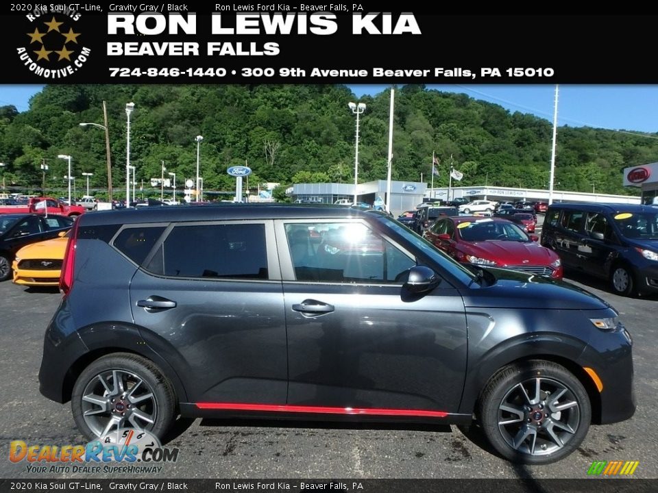 2020 Kia Soul GT-Line Gravity Gray / Black Photo #1