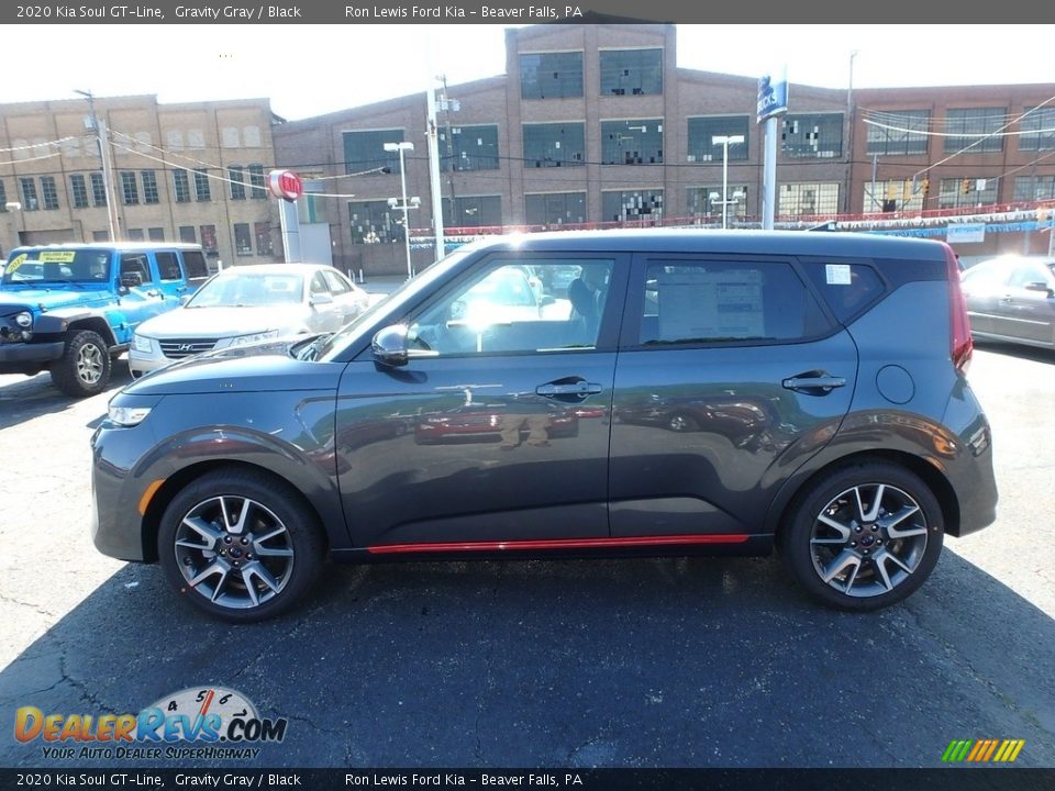 2020 Kia Soul GT-Line Gravity Gray / Black Photo #6