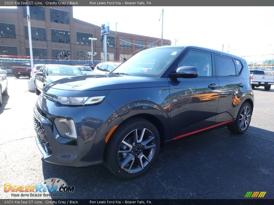 2020 Kia Soul GT-Line Gravity Gray / Black Photo #7