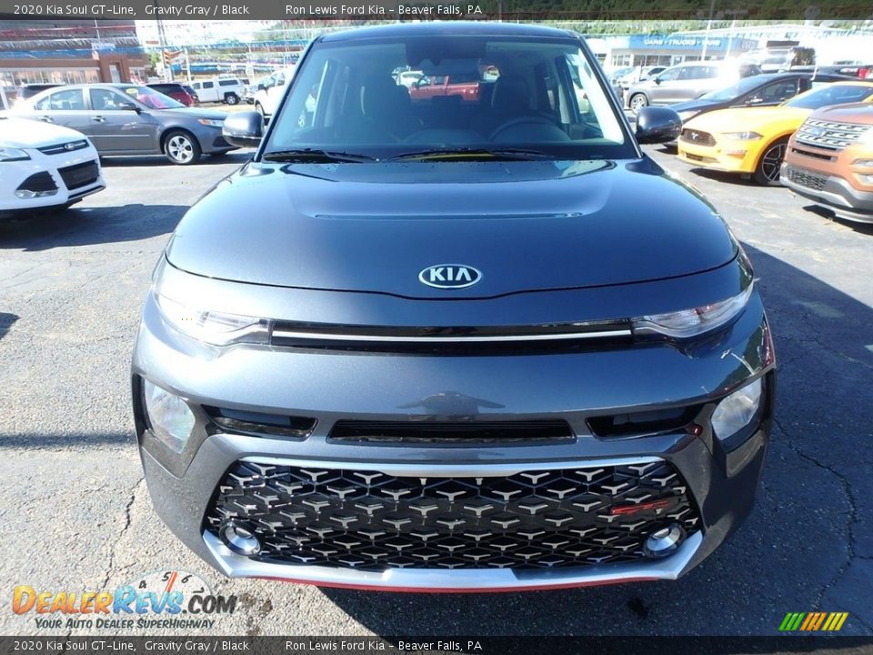 2020 Kia Soul GT-Line Gravity Gray / Black Photo #8