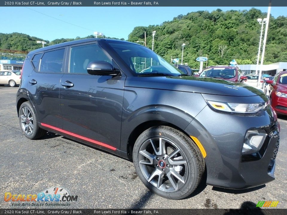 2020 Kia Soul GT-Line Gravity Gray / Black Photo #9
